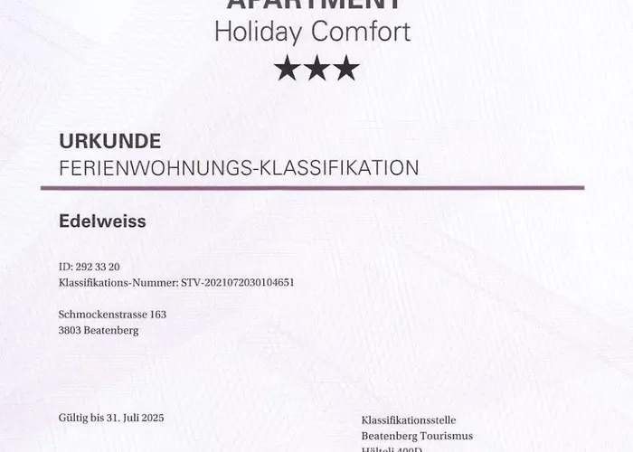 Edelweiss Direkt In 4 Sterne By Interhome شقة